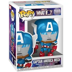 【新品/正規代理店】 Funko Pop! ファンコ ポップ キャプテン・アメリカ メックVer. マーベル フィギュア グッズ 公式 FIGURE GOODS