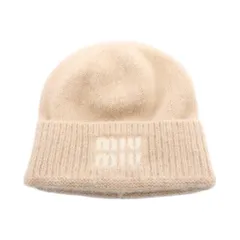 Miu Miu ミュウ ミュウ ロゴ ニットキャップ