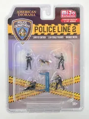 AMERICAN DIORAMA 1/64 MIJO EXCLUSIVES POLICE LINE2