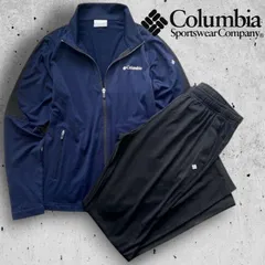 Columbia Sportswear コロンビア スポーツウェア 吸水速乾cotna ジャージー ジャケット パンツ トラックスーツ セットアップ トレーニングウェア アウトドア レディース YLG914+915 ネイビー×ブラック ▲031▼3059h06