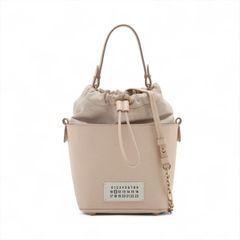 新品同様 ロエべ アナグラム ミリタリー メッセンジャー バッグ レザー