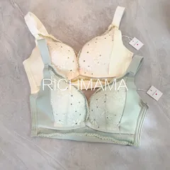 ♡B1076♡ 2枚セット 授乳ブラ マタニティ ノンワイヤー かわいい花柄