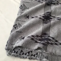 H1X/210H6116◆210cm メルカリShops限定/綿100%ジャガード起毛ニット生地/カールの生地/生地のM