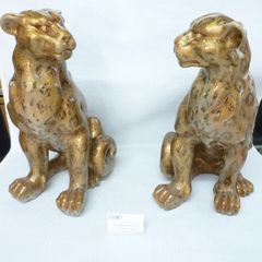 Ceramiche Ronzan イタリア製 ピューマ置物 伏せタイプ - メルカリ