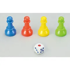 アーテック コマ4個サイコロ1個セット (061407)