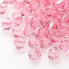 ライトローズ4㎜50個スワロ#5301