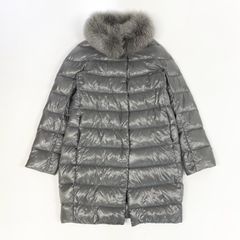 75j29 HERNO ヘルノ ロング ダウンコート アウター フォックスファー