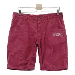 サイズ：L ROUGH&SWELL ラフアンドスウェル 2023年モデル 裏メッシュ コットン混 ハーフパンツ  レッド系 [240101544482] ゴルフウェア メンズ ストスト