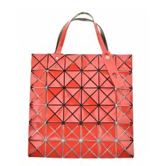 BAO BAO ISSEY MIYAKE トートバッグ オレンジ - メルカリ