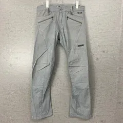 オークリー　メンズ　ゴルフパンツ　チェック　33　グレー　ホワイト　OAKLEY