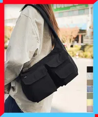 新品 レディース ショルダーバッグ ナイロン 肩掛け 軽量 トラベルバッグ 無地 韓国風 ユニセックス おしゃれ 鞄 バッグ【送料無料】