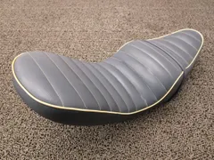 シャリーシート　初期フレーム6v 用　CB風 小判型段付きシート　新品 シャリーシート 初期フレーム6v 用 CB風 小判型段付きシート