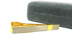 ■美品■ ChristianDior クリスチャンディオール ヴィンテージ タイピン タイクリップ アクセサリー シルバー系×ゴールド系 DK7216