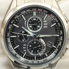 CITIZEN Attesa シチズン アテッサ AT8040-57E ブラック ケース:40.6×44.5mm メンズ 中古腕時計 #JW-160