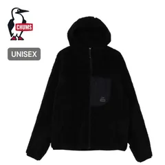 【新品】CHUMS チャムス ボンディングフリースジップパーカー ブラック