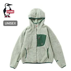 【新品】CHUMS チャムス ボンディングフリースジップパーカー セージ／グリーン