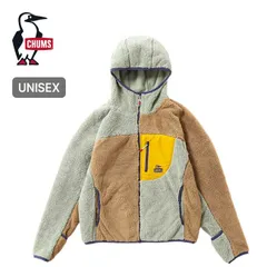 【新品】CHUMS チャムス ボンディングフリースジップパーカー セージクレイジー