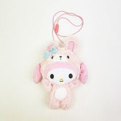 マイメロディ ぬいぐるみネックポーチ チャーム バンザイ しまむら
