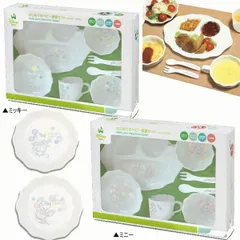 新品未開封 新品未使用 はじめてのベビー食器セット ミッキーマウス ミニーマウス 錦化成 日本製 7点セット 離乳食 ベビー食器 （送料無料 北海道、沖縄、離島は配送不可）
