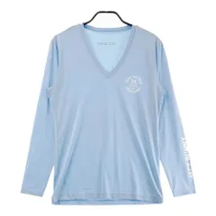 サイズ：6 JACK BUNNY ジャックバニー  Vネック インナー 長袖 Tシャツ ボーダー柄 ブルー系 [240101344588]# ゴルフウェア メンズ ストスト