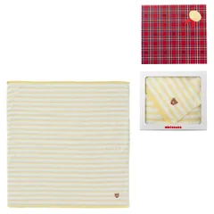 新品 [ミキハウス] バスタオルセット 【ギフトボックス入り】 ご出産祝い バスタオル 日本製 沐浴 お風呂 パイル 綿100％ 男の子 女の子 ベビー キッズ 赤ちゃん ベビー服 子供服 ギフト 44-9918-140 黄