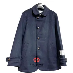 美品 SHIPS メルトン シングル ロングピーコート 美品 SHIPS メルトン シングル ロングピーコート