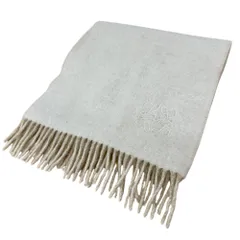 ♪LOEWE ロエベ アナグラム　バイカラー カシミヤウールマフラー A28003861