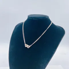TIFFANY&Co.  ティファニー アクセサリー　ジュエリー ダブルチェーン インフィニティネックレス レディース シルバー925 シルバー 中古