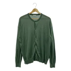 cash&barba / キャッシュアンドバルバ | シーアイランドコットン ニット カーディガン | 2 | グリーン | レディース