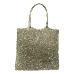 【美品】  ANTEPRIMA / アンテプリマ | スタンダード スクエア ラージ ワイヤー ハンドバッグ | シルバー | レディース