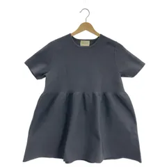 UNITED ARROWS / ユナイテッドアローズ | P ペプラム ショートスリーブ ニット | グレー | レディース