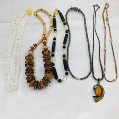 A【6点まとめ】ネックレス ボヘミアン ビンテージ まとめ売り アクセサリー カジュアル 小物