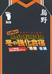 【中古】アニメムック ≪パンフレット≫ パンフレット ハイキュー!! 目指せ!頂の景色! 烏野高校排球部 冬の強化合宿 昼練 夜練