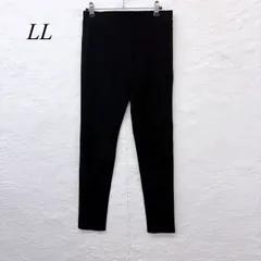 e5734 レディース スキニーパンツ LL ブラック ウエストゴム ストレッチ素材 シンプル ボトムス