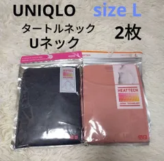 UNIQLO ヒートテック タートルネックT 長袖 UネックT 八分袖 レディース woman 女性用 Lサイズ ユニクロ