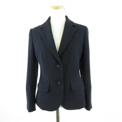 ザ・スーツカンパニー THE SUIT COMPANY She テーラードジャケット 長袖 紺 38 *A395