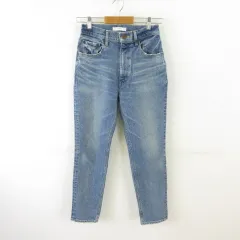 マウジー MOUSSY デニムパンツ ジーンズ スキニー ロング ストレッチ 青 24 *T788