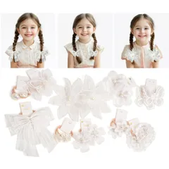 新品 BIANHUAN ヘアゴム 子供 髪ゴム リボン 20本セット ベビー ヘアゴム ヘアアクセサリー 髪ゴム 髪留め 子供 おしゃれ キッズ 痛くない 女の子 髪飾り カラフル かわいい 誕生日 プレゼント (ベージュ)