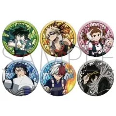 僕のヒーローアカデミア ヒロアカ ステンドグラス 缶バッジ 6種 まとめ 未開封 セット