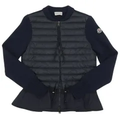 未使用級　モンクレール MAGLIONE TRICOT CARDIGAN XL Women's MONCLER Maglione Tricot Cardigan Knit Wool Jacket