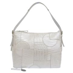 入手困難未使用☆ ボーグラン JRA 池田工芸 クロコ×レザー 2way バッグ 