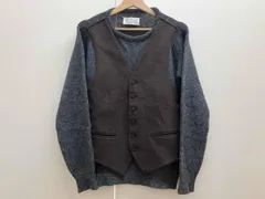 MARTIN MARGIELA マルタンマルジェラ/ニット/933M02650113/010 Artisanal/ドッキングニット/S/グレー