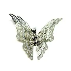 蝶 バタフライ ペンダント トップ ラインストーン グッズ