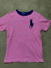 ラルフローレンボーダーTシャツ　130  ビッグポロ