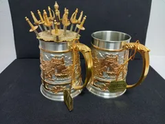 ピューター❗️ビアジョッキ❗️美品❗️酒器❗️錫器❗️ 高額買取No.1への挑戦！モノパーク】錫製 ピューター ビアジョッキ