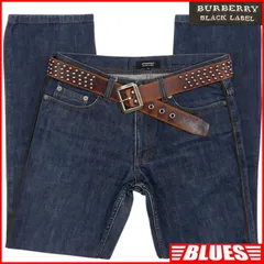 BURBERRY BLACK LABE 廃盤 バーバリーブラックレーベル ジーンズ デニム 濃紺 インディゴ W30 メンズ 73 バーバリー_ウエスト73cmから77cm一覧←SEULB屋着古← HN2310