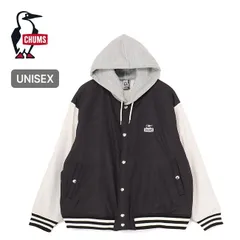 【新品】CHUMS チャムス スタジアムフーディ ブラック／ホワイト