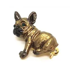 フレンチブルドッグ ブローチ ペット フレブル グッズ ラインストーン 犬