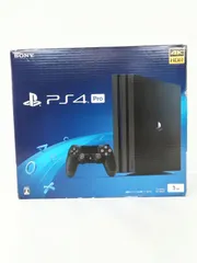 PS4 Pro 4K HDR CUH-7200B Jet Black 1TB 本体 付属品あり 《NO 01011》