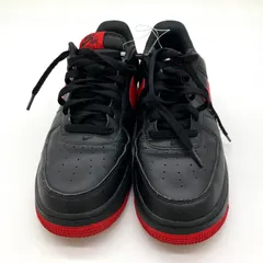 #464 ナイキ エアフォース1 28.5cm ブラック/レッド 管理ID:TKT